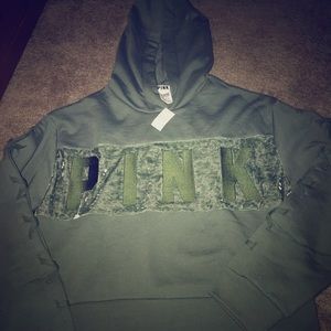 Olive green Victoria Secret sweat shirt